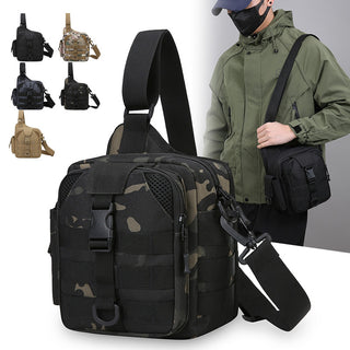 Men's Camouflage One-Shoulder Bag Waterproof Oxford Travel Sling