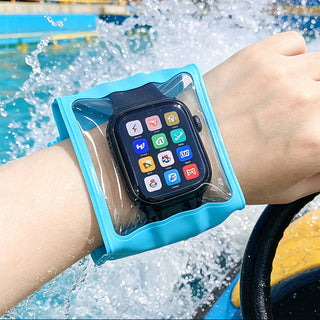 Children's Waterproof Swimming Watch Bag Touch Screen Bracelet Black