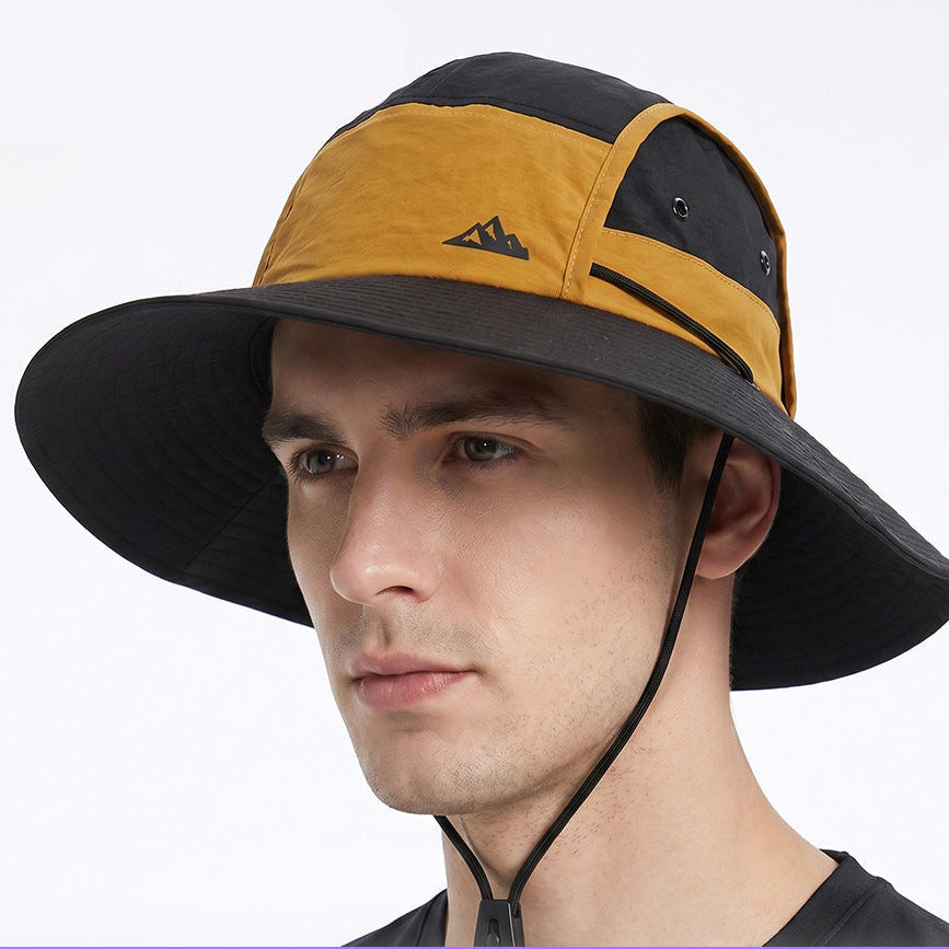 QUMA Quick Dry Fisherman Hat Waterproof Outdoor Camping Black