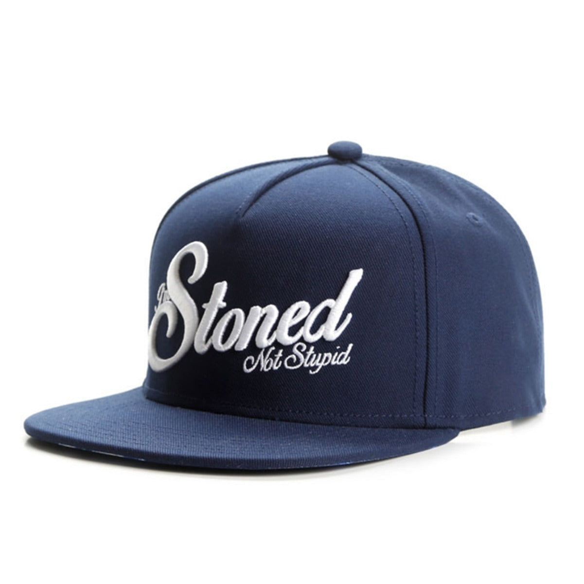 Letter embroidery hip hop flat brim snapback hat