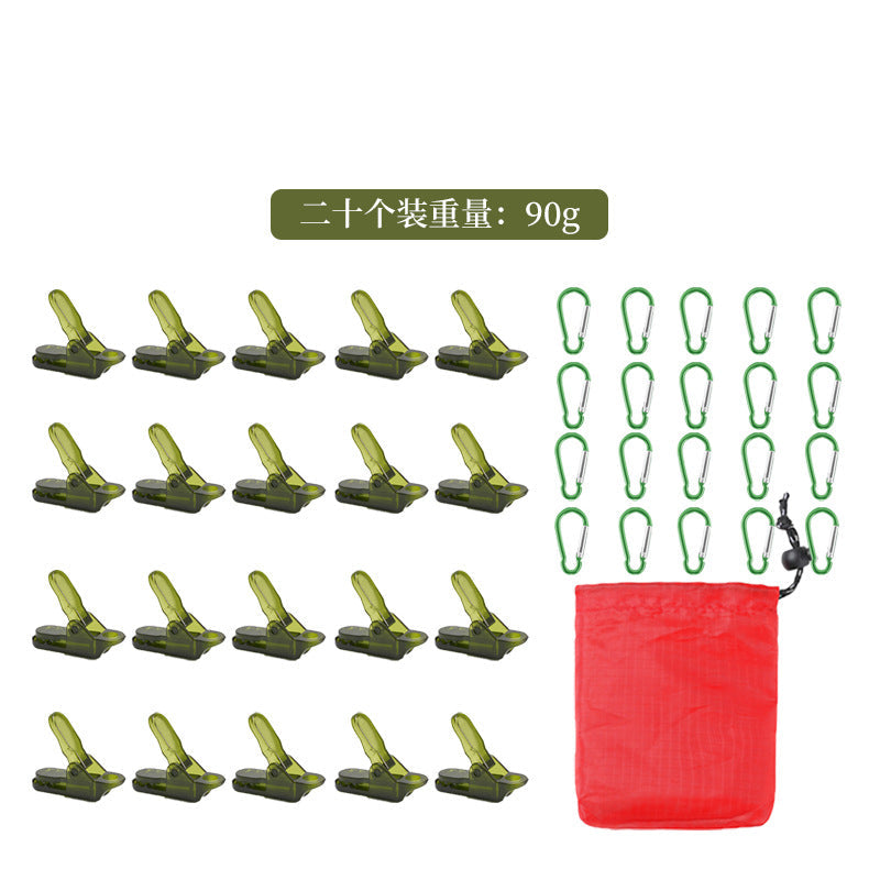Tent Canopy Crocodile Clips Windproof Camping Tarp Fixing Clamp Polycarbonate