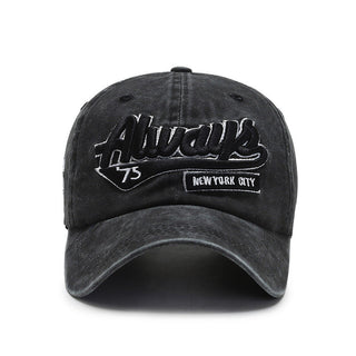 Outdoor sports washed denim casual versatile baseball caps