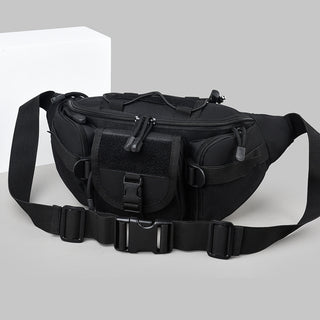 9638 Waterproof Wear-Resistant Nylon Sports Belt Bag Black