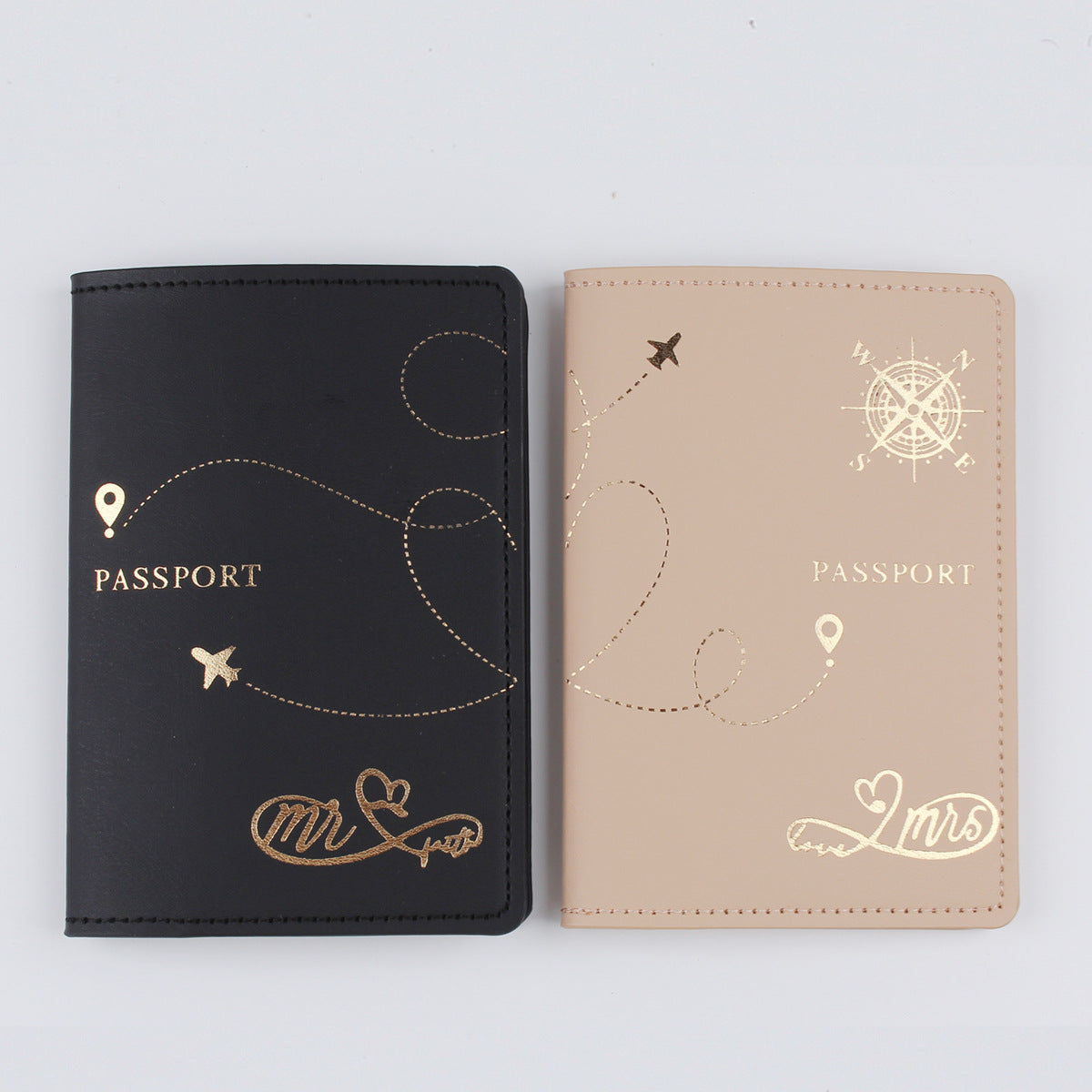 PU leather Travel Passport Cover & Card ID Holder