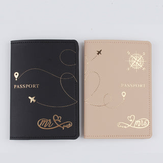 PU leather Travel Passport Cover & Card ID Holder