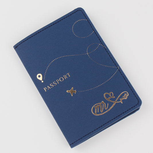 PU leather Travel Passport Cover & Card ID Holder