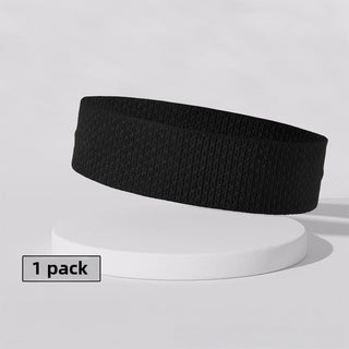 Running and fitness sweat absorbent embroidery hair band