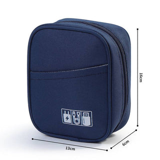 Large capacity  shockproof power charger, data cable storage bag