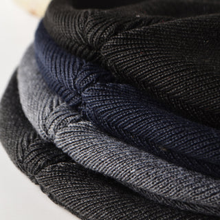 Men's Fleece Knit with Straight Rim Beanie Hat
