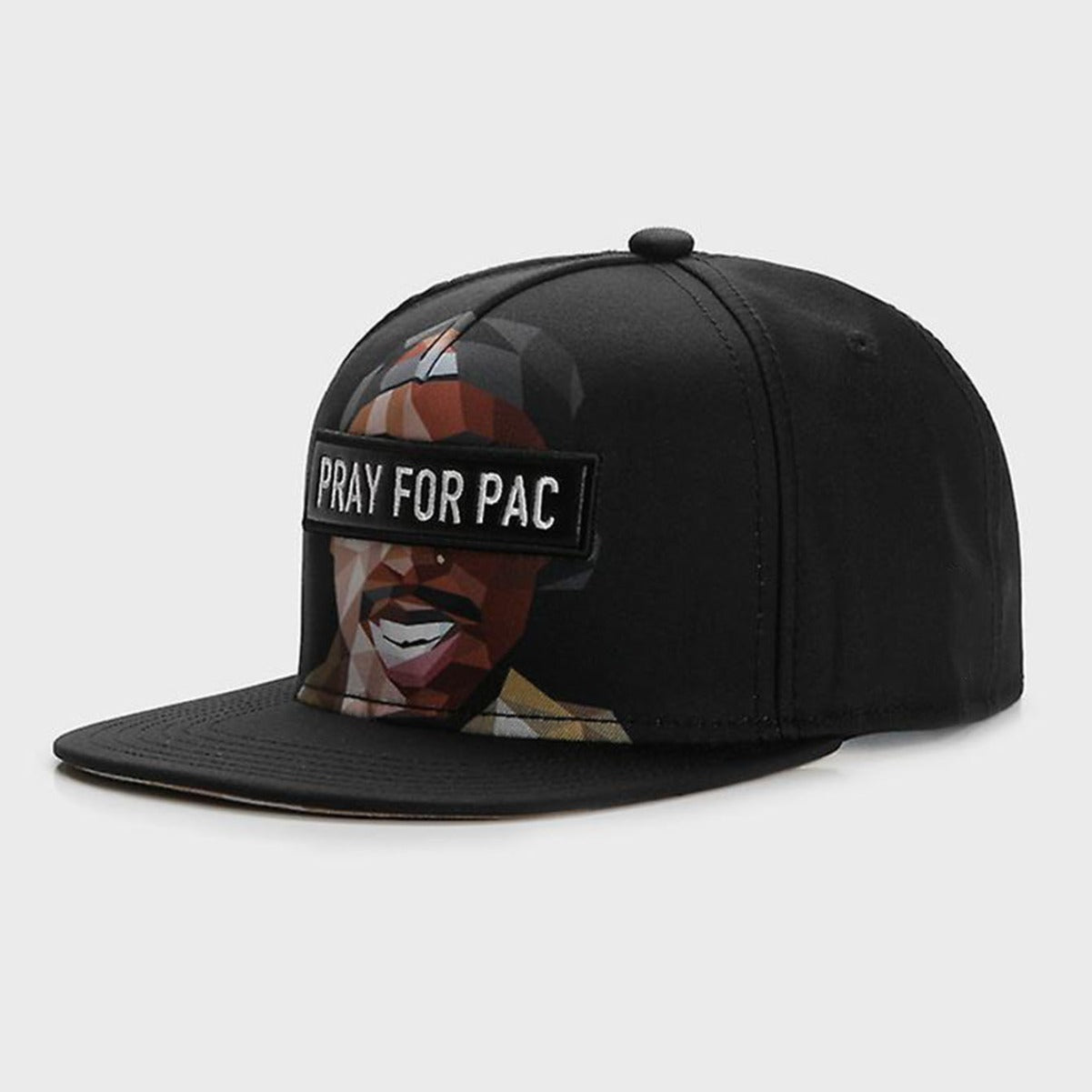 Pray for Pac American hip hop innovative flat brim hat