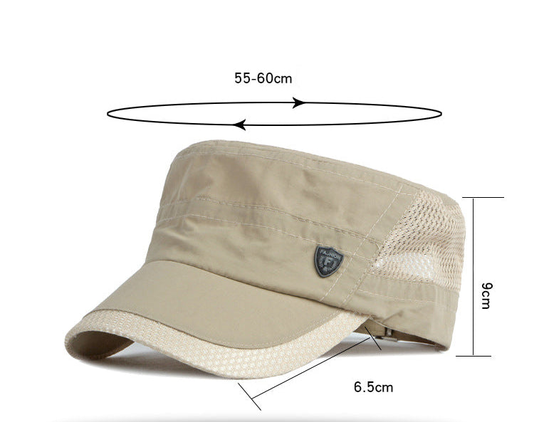 দ্রুত শুকানোর জন্য পাতলা শ্বাস-প্রশ্বাসযোগ্য জালের ক্যাপ