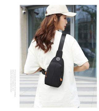 Oxford Crossbody Chest Shoulder Splash-proof Outdoor Sports Bag