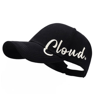 Semi top outdoor running, sports embroidery and versatile peaked cap