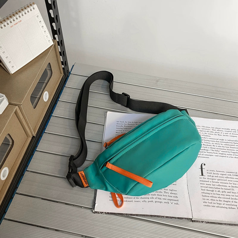 Lightweight unisex crossbody bag for travel and hiking
