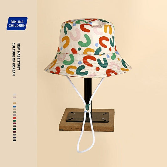 Multi Cartoon Printed Breathable Bucket Hat For Kids
