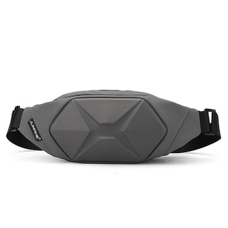Men’s Hard Shell Crossbody Chest Bag Waterproof Anti-Theft Outdoor Waist Pack