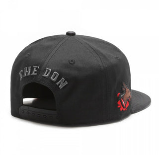 La Familia breathable flat brim snapback cap