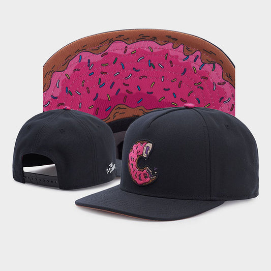 Adjustable flat-brimmed Hip Hop Snapback Cap