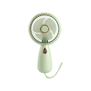 Small handheld fan with LED portable USB rechargeable electric fan