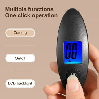 Portable Luggage Handheld Electronic Scale 40kg Black