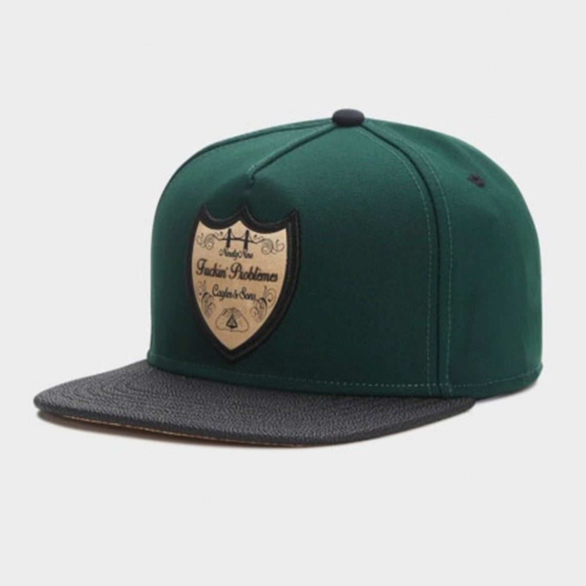 Retro Flat Brim  Adjustable Snapback Cap