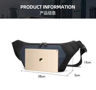 Mens Motorcycle EV Shell Waist Crossbody Shoulder Bag