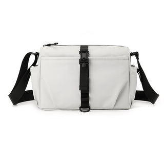 Men's Nylon Crossbody Bag Waterproof Commuter Shoulder Bag Olive