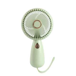 Small handheld fan with LED portable USB rechargeable electric fan