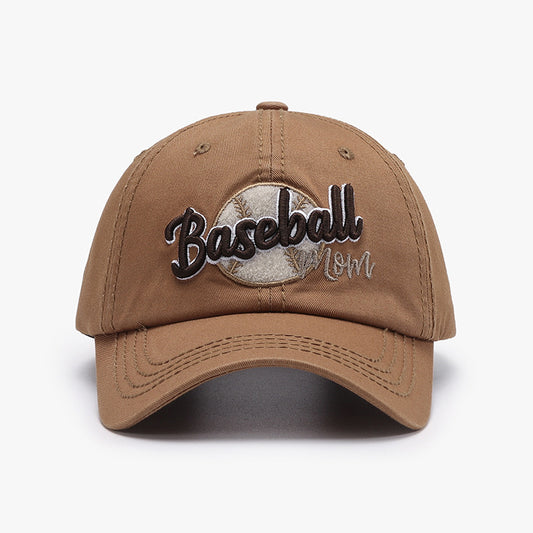 Three-dimensional embroidery curved brim baseball outdoor sun protection cap