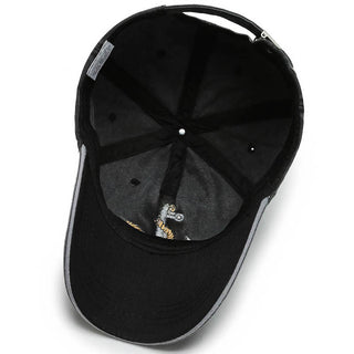 Embroidery sea rivet denim baseball outdoor summer cap