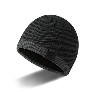 New knitted men's warm winter beanie hat