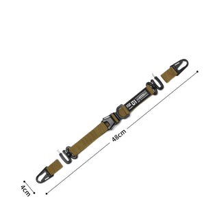 ISE MOUNT Tactical Webbing Long Handheld Travel Bag Suspenders