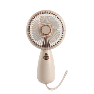 Small handheld fan with LED portable USB rechargeable electric fan