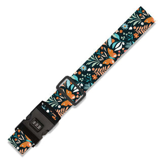 Polyester Luggage Strap With Clasp and Print