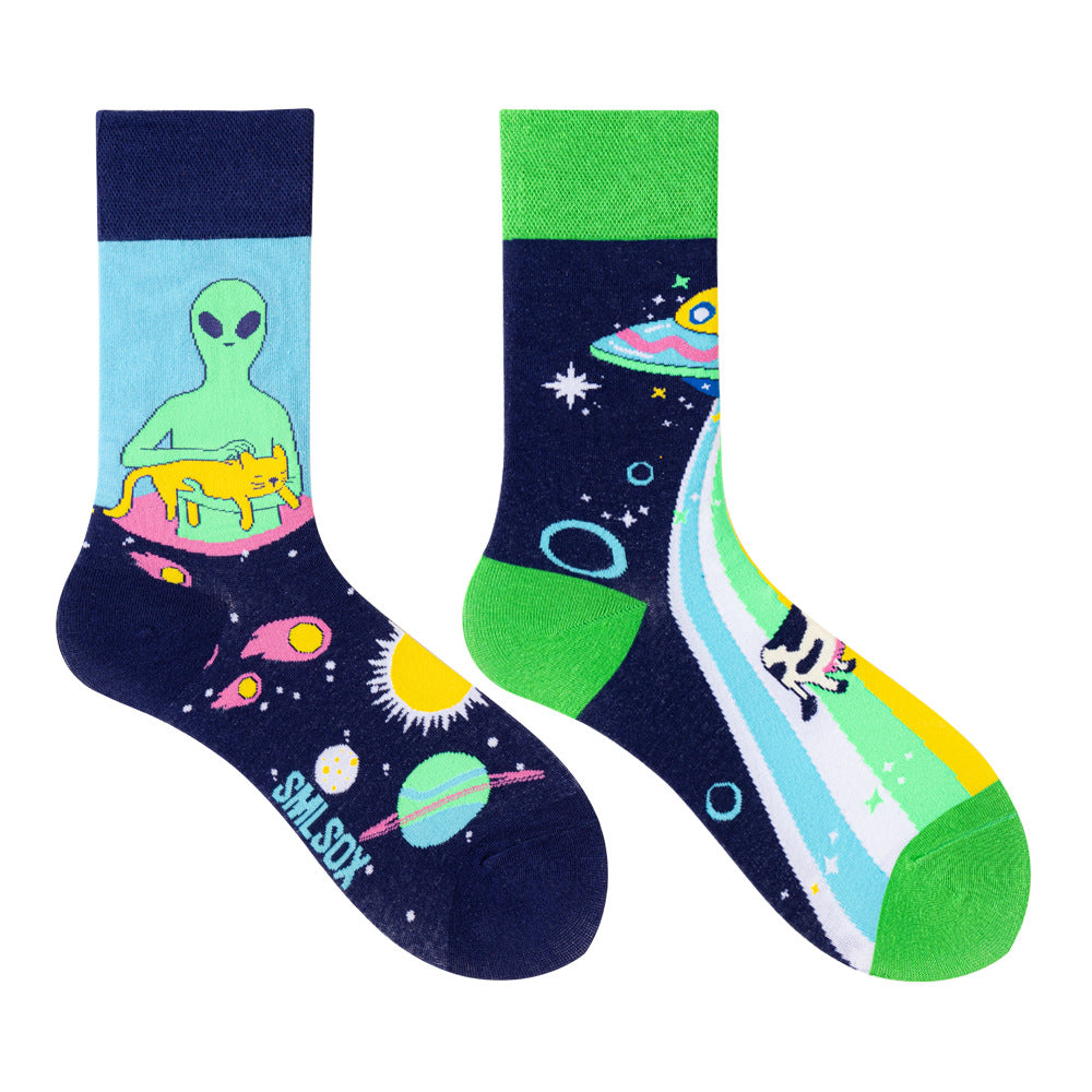 Four Season Couple Printed Socks