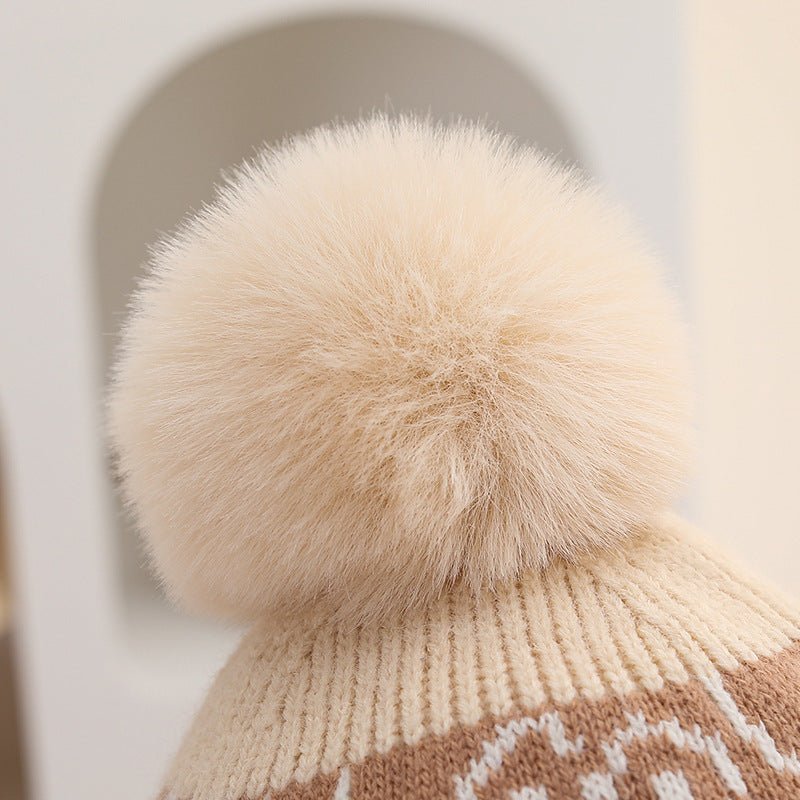 Toddler's Ear Protecting Thick Velvet Cap For Winter