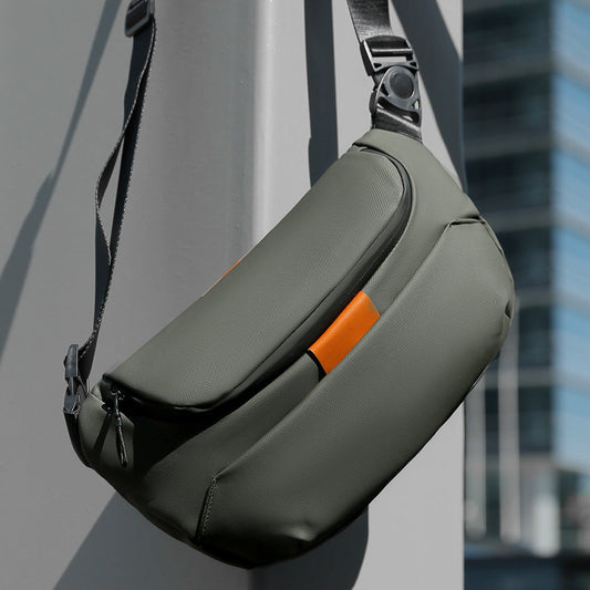 Mens Crossbody Bag Street Fashion Chest Shoulder Bag