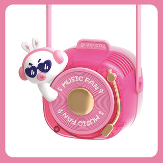Cute Cool Pet DJ Lanyard USB Rechargeable Neck Electric Small Fan