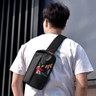 Men's Stylish Business Chest Bag Outdoor Shoulder Waist Bag