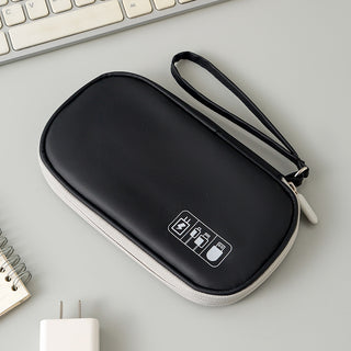 Travel mini data cable, power bank & earphone storage bag