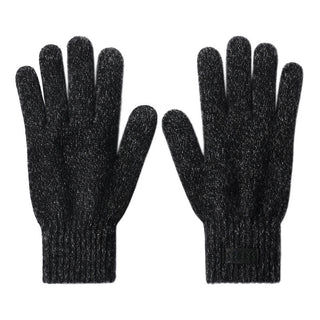 Autumn and Winter velvet cold proof versatile outdoor cycling knitted gloves