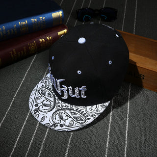 Summer Friendly Embroidery flat Brimmed hip-hop cap