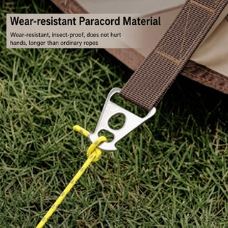 Luminous Camping Guyline Tent Rope Set with Clips