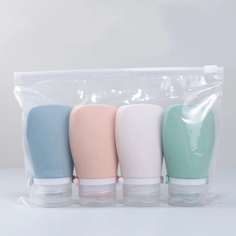 Squeezable Portable Silicone Tube for Travel