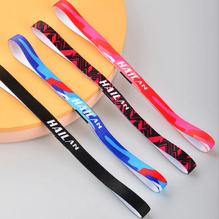 4PCS Nylon Elastic Head Sweatband Set
