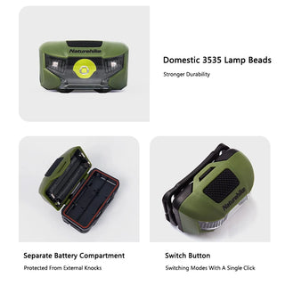 Naturehike Outdoor Headlamp Waterproof IP66