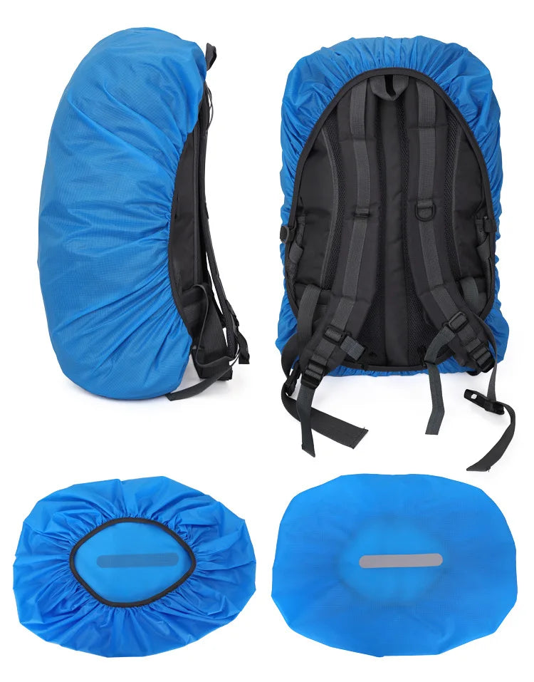 outad waterproof backpack rain cover with reflective strip Waterproof Reflector Dust and Rain Cover for Backpacks – Trekmad