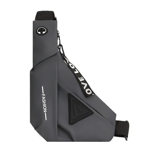 Street Style Waterproof Men’s Chest Crossbody Travel Shoulder Bag