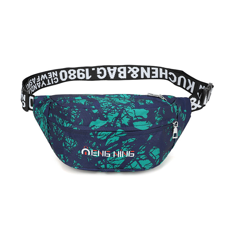 Trendy Camouflage Men’s Chest Messenger Bag Leisure Travel Crossbody