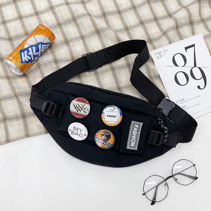 Japanese Style Waterproof Messenger Chest Bag Crossbody